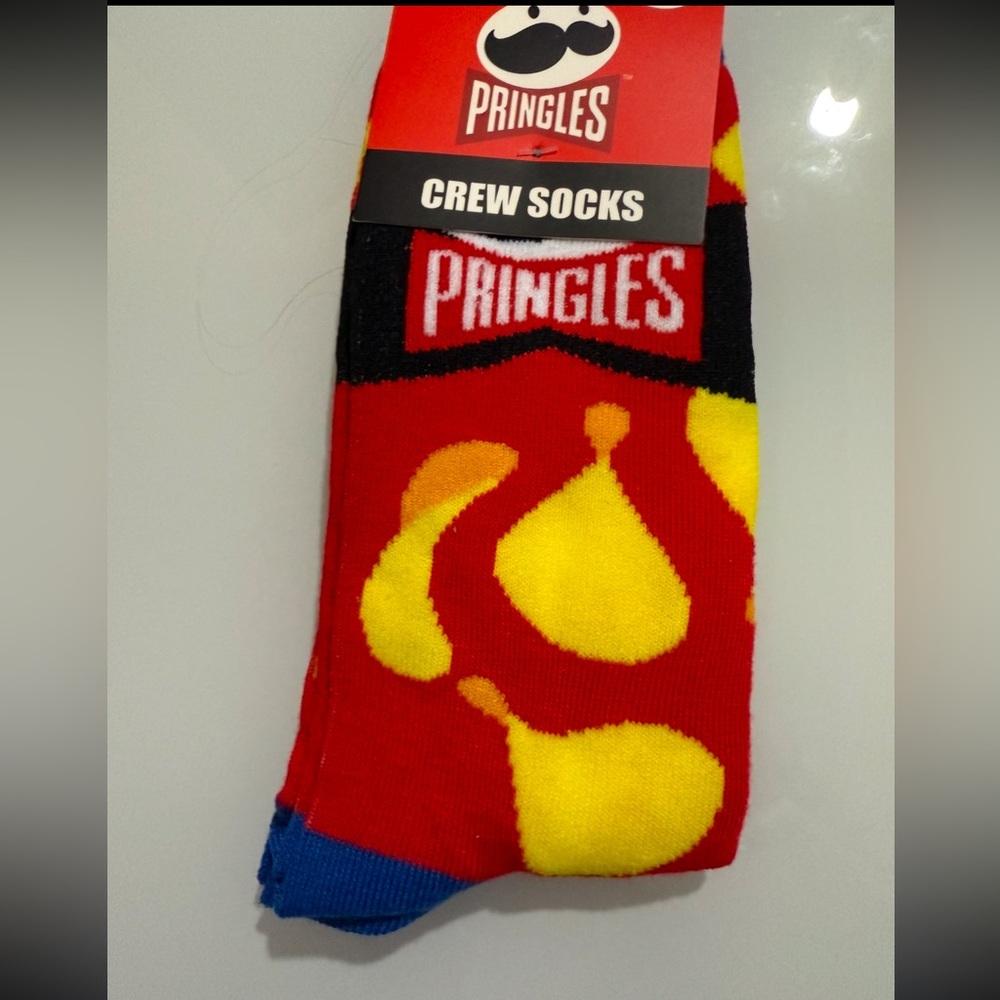Pringles Can Crew Socks Potato Chips Crazy Universe Novelty Snacks Food Cute Fun